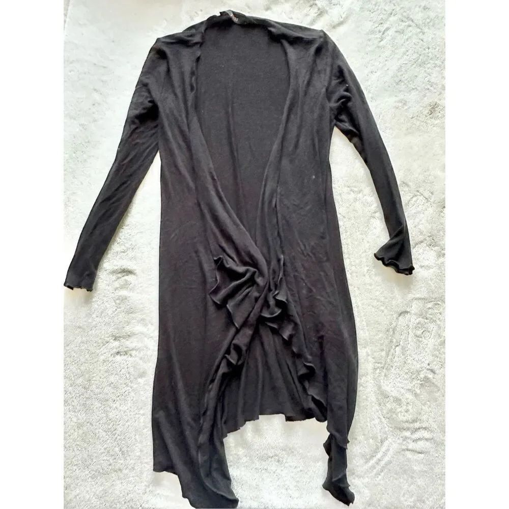 Women’s black cover up sweater - Yest - size small